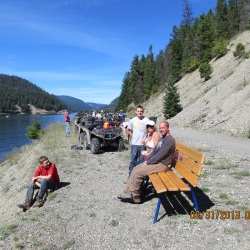 Lunch break at Otter Lake